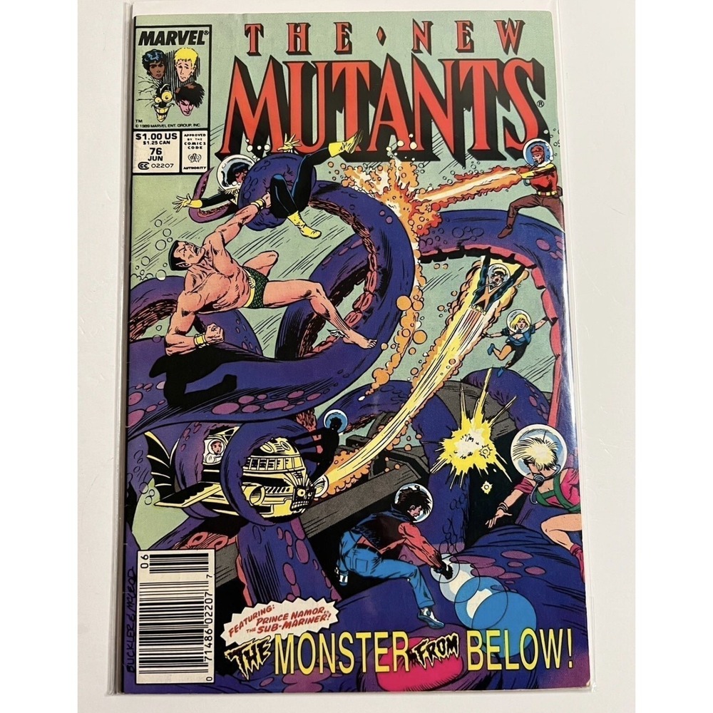 The New Mutants #76 - "Splash!" (June 1989)‎
